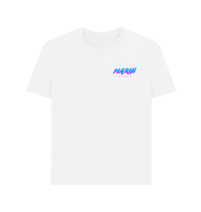 White Printed T-shirt Front