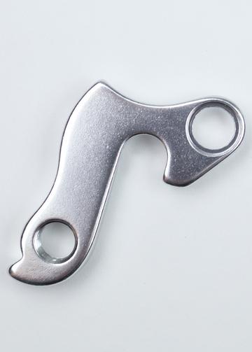 A silver Marin Bikes rear derailleur hanger