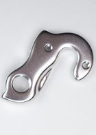 A silver Marin Bikes rear derailleur hanger