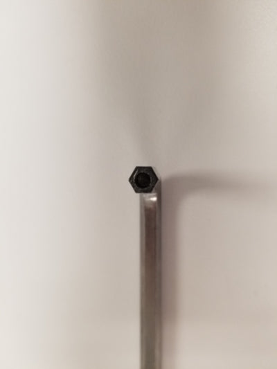 Security skewer tool head detail.