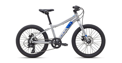 2022 Marin Hidden Canyon Gloss Silver/Blue profile.