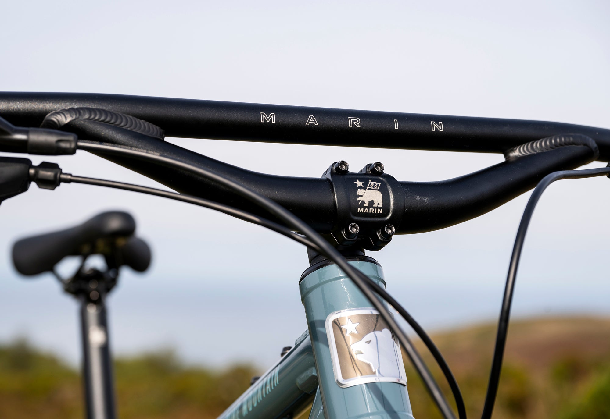 Marin Pine Mountain handlebar detail