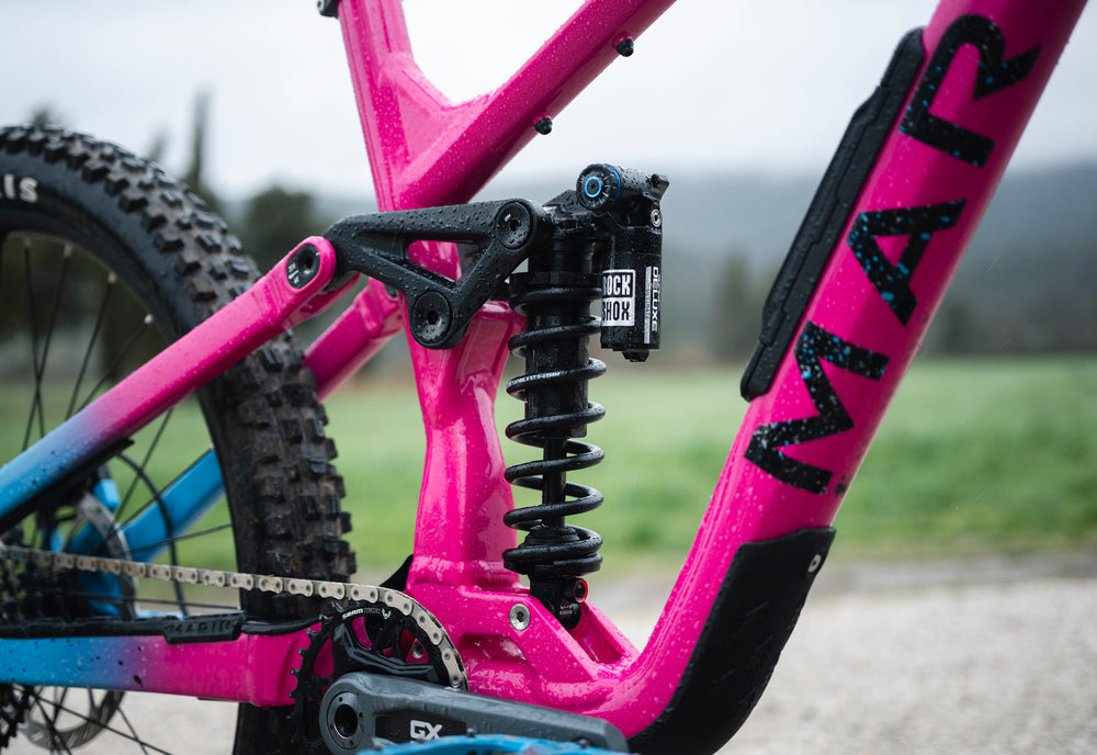 Marin Alpine Trail frame and shock detail