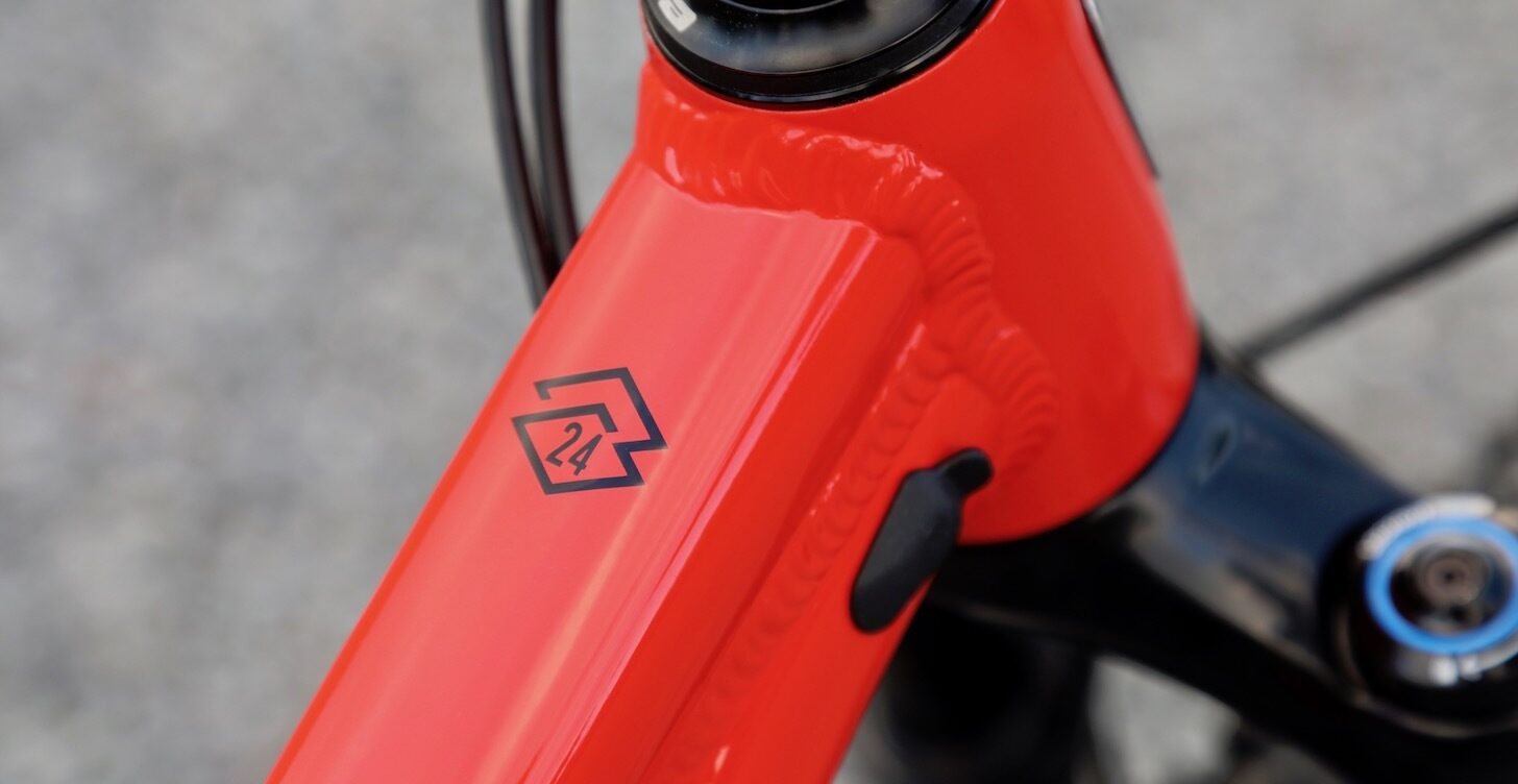 Marin San Quentin 24 headtube detail.