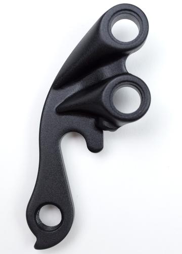 A black Marin Bikes rear derailleur hanger