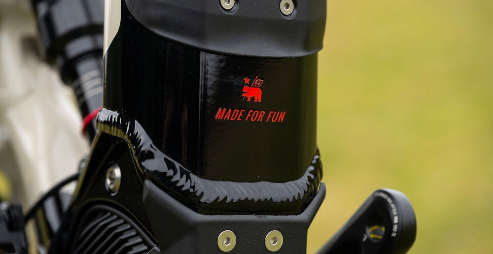 Rift Zone E1 Made For Fun decal detail.