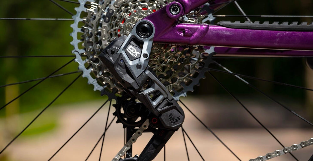 Rift Zone XR AXS derailleur detail.