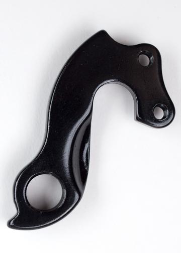 A black Marin Bikes rear derailleur hanger