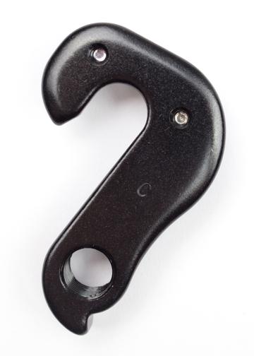A black Marin Bikes rear derailleur hanger