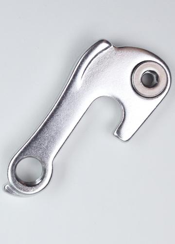 A silver Marin Bikes rear derailleur hanger