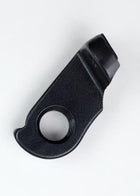 A black Marin Bikes rear derailleur hanger