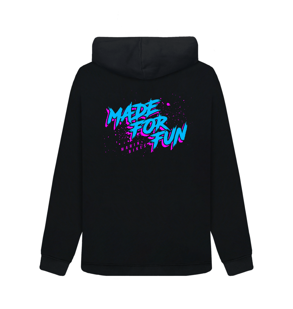 Black Printed Sweater Back