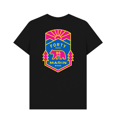 Black Printed T-shirt Back