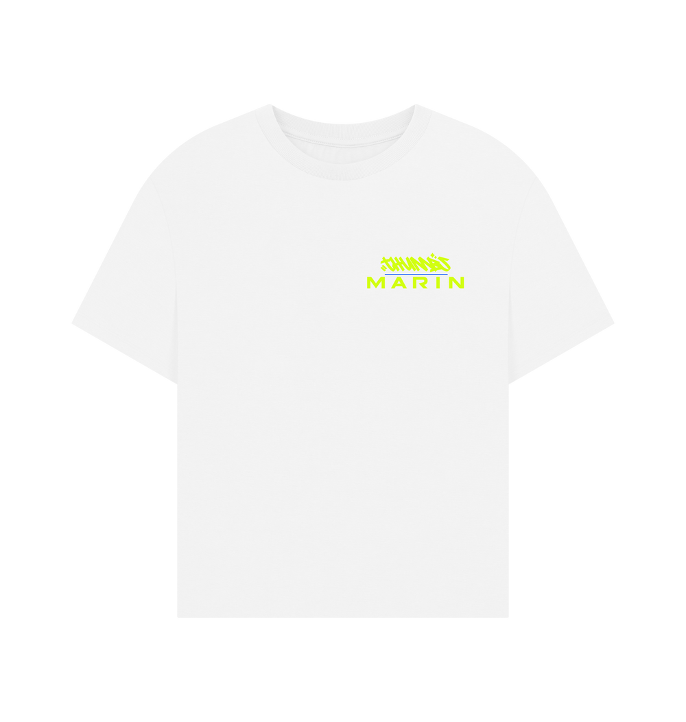 White Printed T-shirt Front
