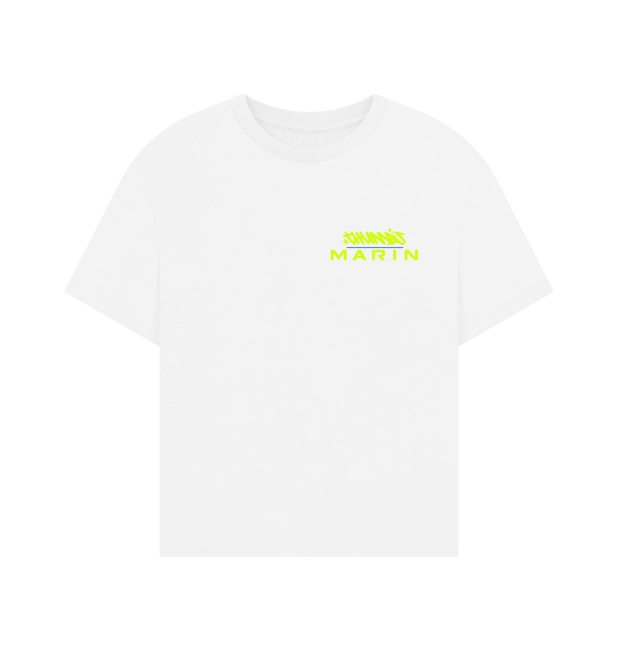 White Printed T-shirt Front