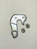 A silver Marin Bikes rear derailleur hanger