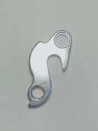 A silver Marin Bikes rear derailleur hanger