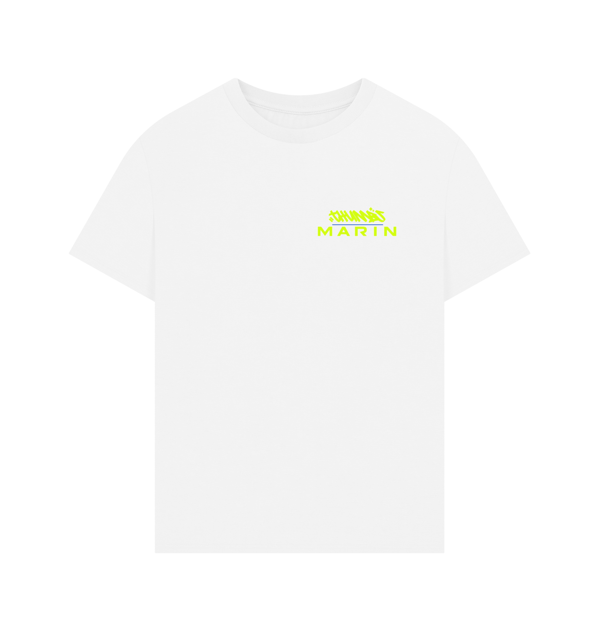 White Printed T-shirt Front