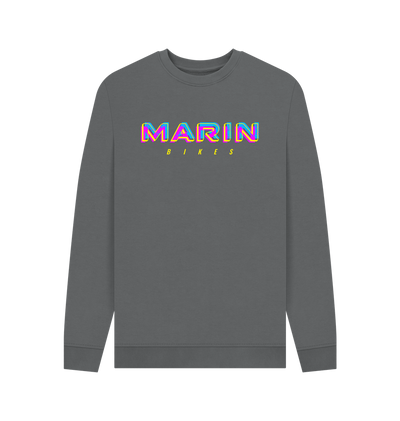 Slate Grey Printed Sweater Front