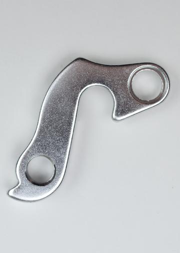 A silver Marin Bikes rear derailleur hanger