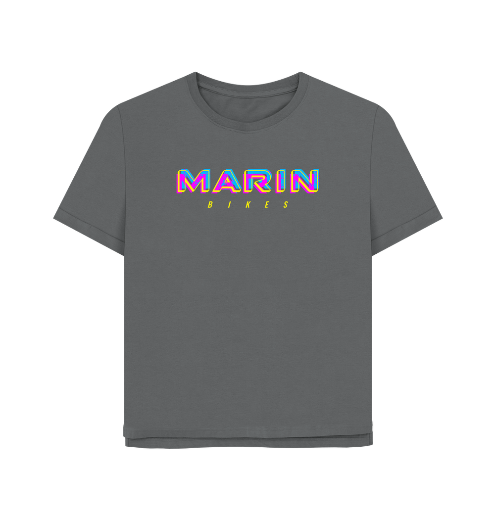 Slate Grey Printed T-shirt Front