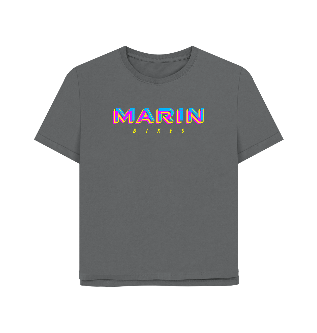 Slate Grey Printed T-shirt Front