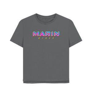 Slate Grey Printed T-shirt Front