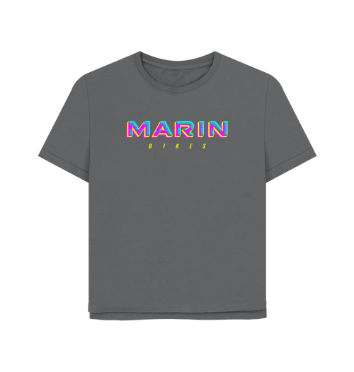 Slate Grey Printed T-shirt Front