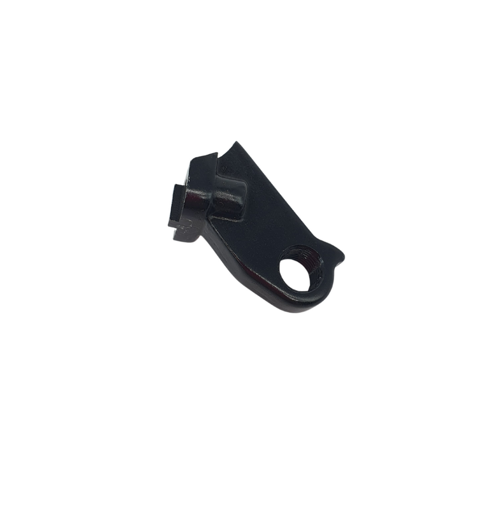 A black Marin Bikes rear derailleur hanger