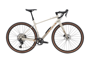 cream drop bar bike on a clear background 