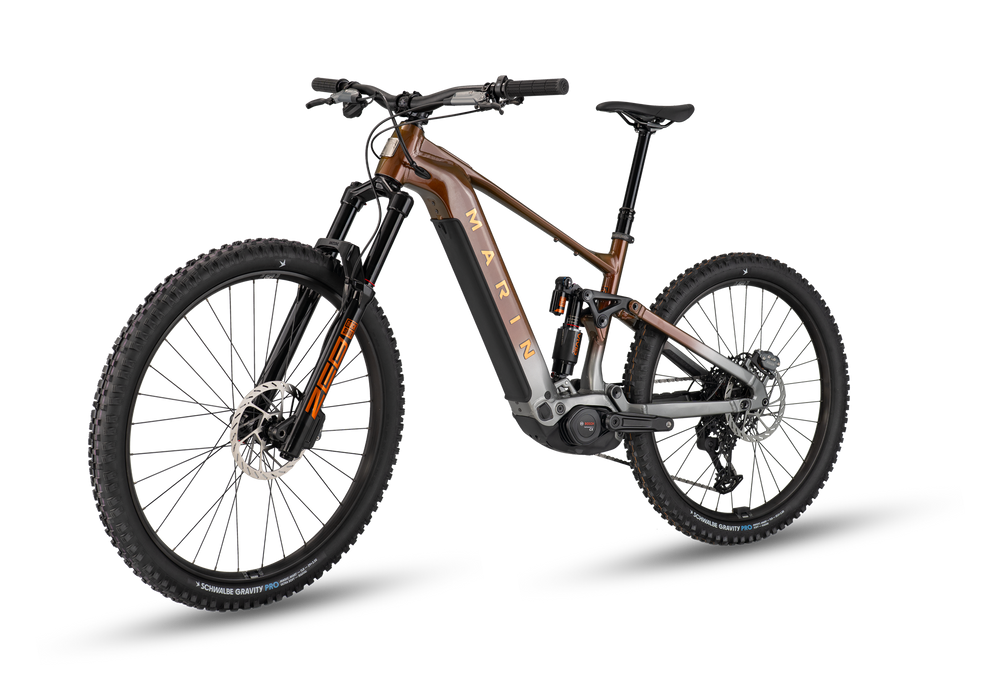 Electric bike on a white background