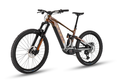 Electric bike on a white background