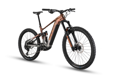 Electric bicycle on a white background