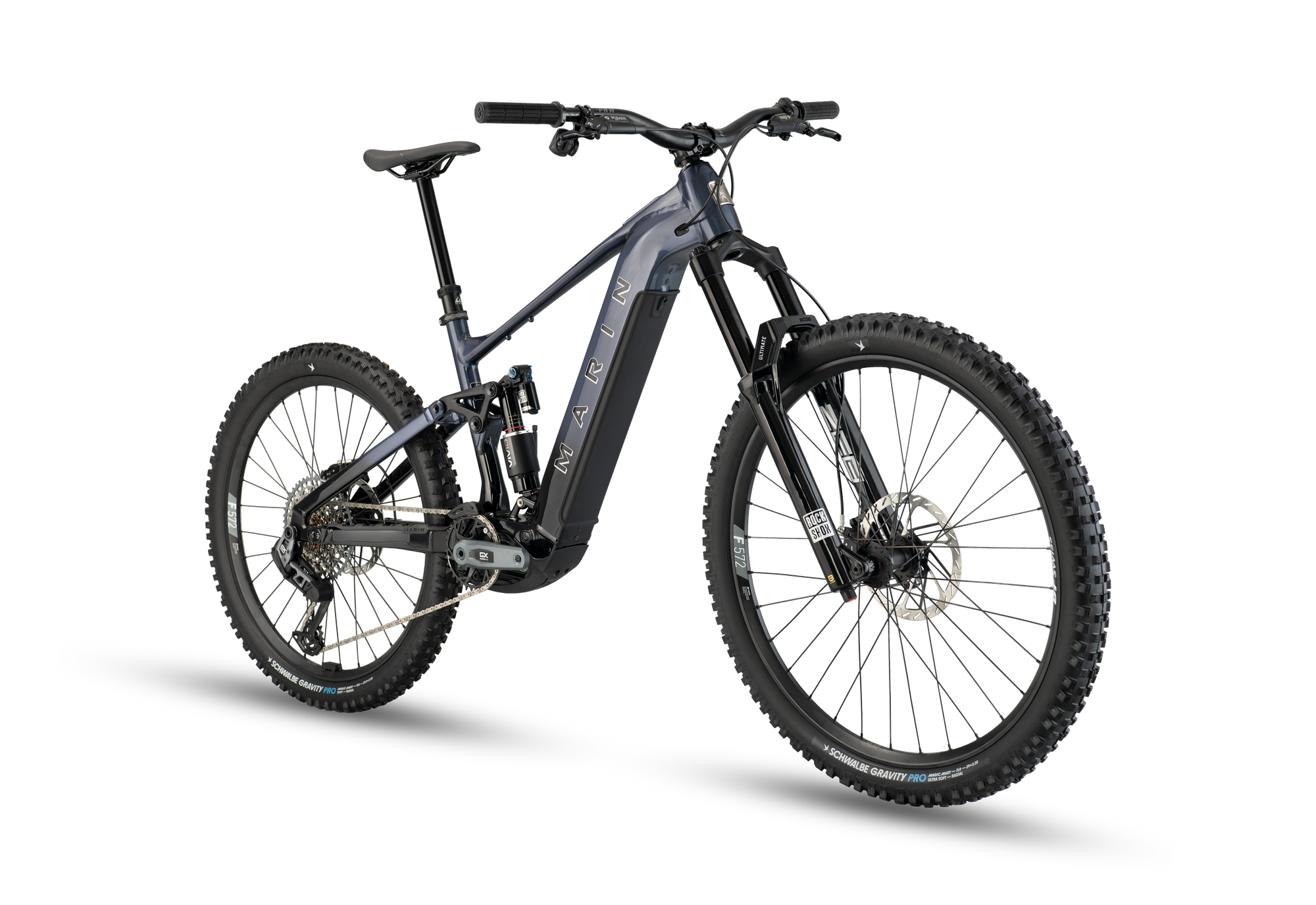 Electric bike on a transparent background