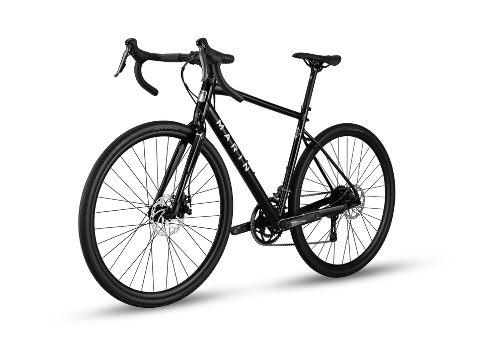 Black bicycle on a transparent background