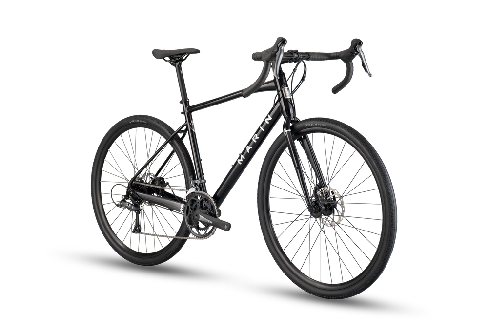 Black bicycle on a transparent background
