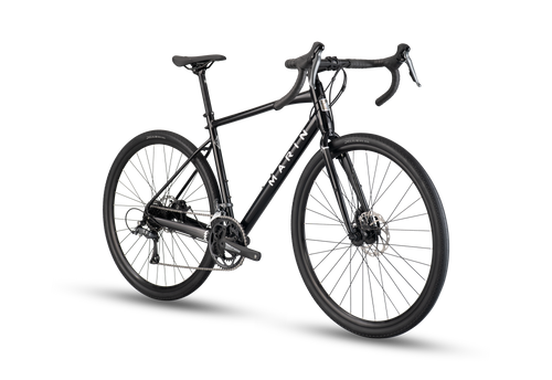 Black bicycle on a transparent background