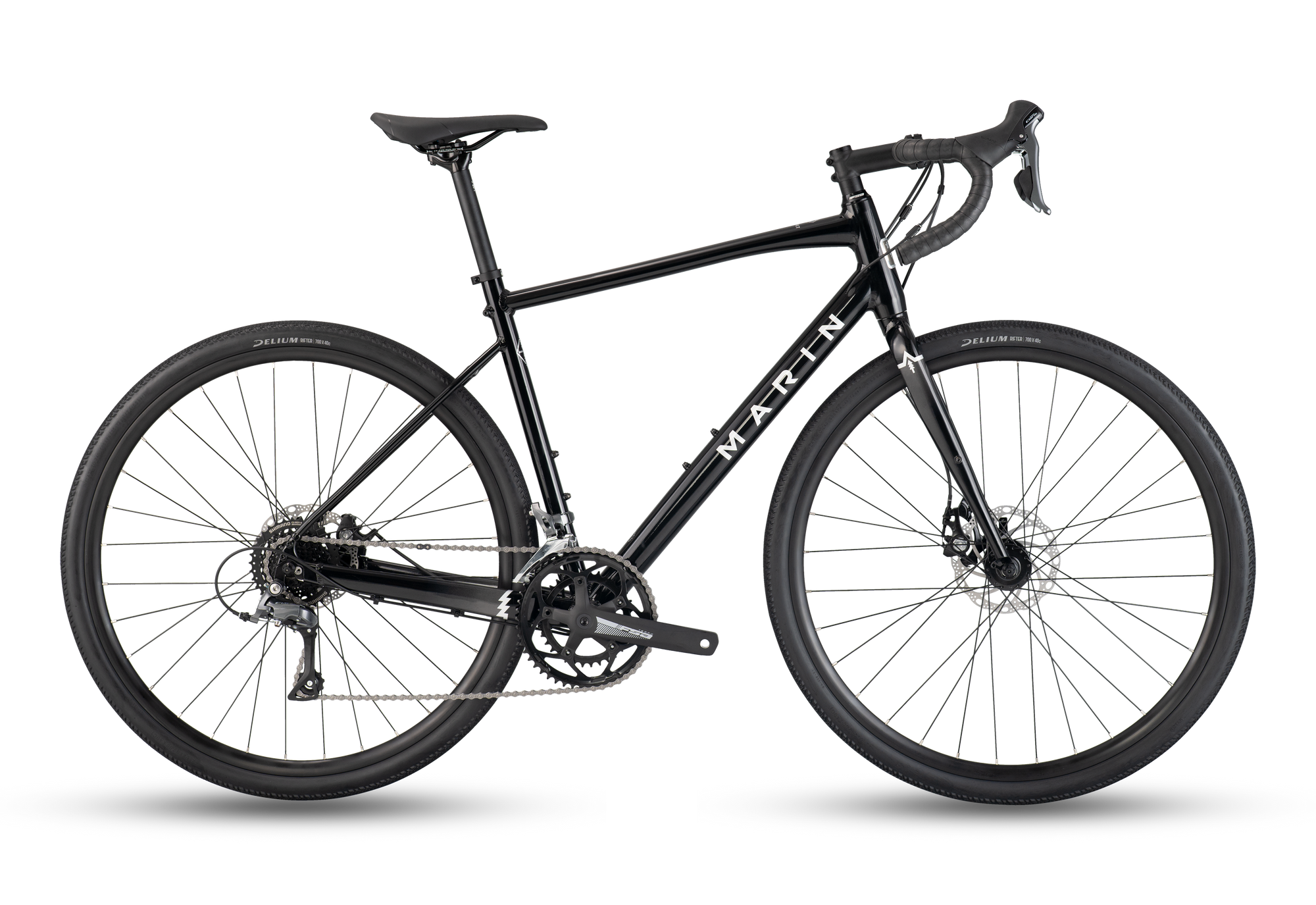 Black bicycle with decorative elements on a transparent background