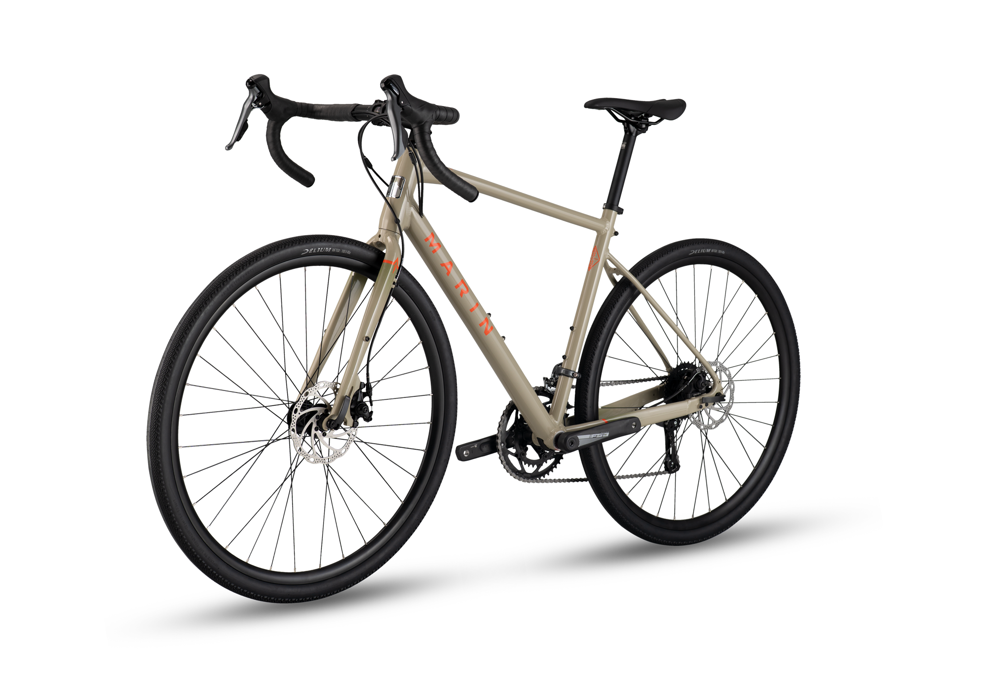 Beige bicycle on a transparent background