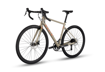 Beige bicycle on a transparent background