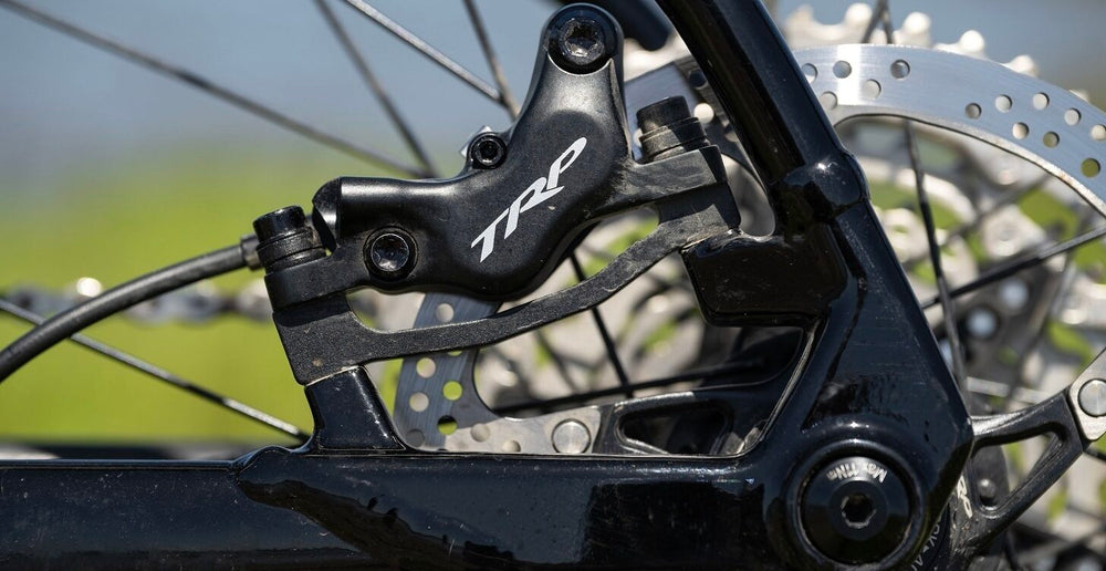 An image of a Marin Bikes mountain bike with a TRP hydraulic disc brake