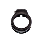 A black Marin Bikes seat post clamp in 32mm