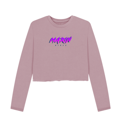 Mauve Printed Boxy Jumpers Front