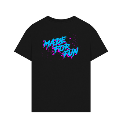 Black Printed T-shirt Back