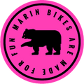 Bear Pink Marin Bikes Sticker