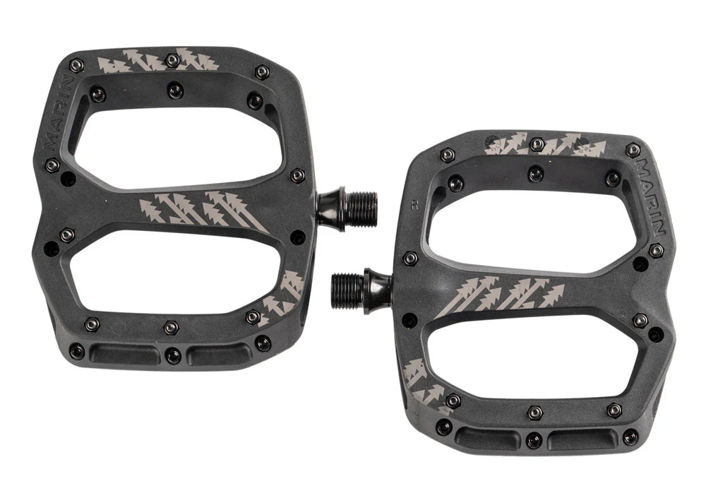 black flat pedals OSO PEDALS BLACK