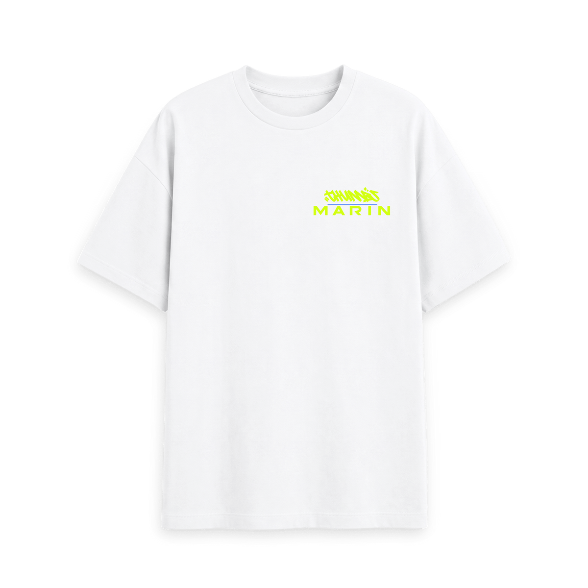 White Printed T-shirt Front