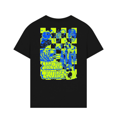 Black Printed T-shirt Back