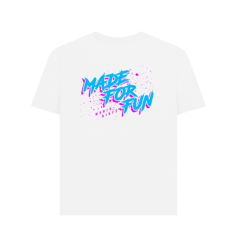 White Printed T-shirt Back