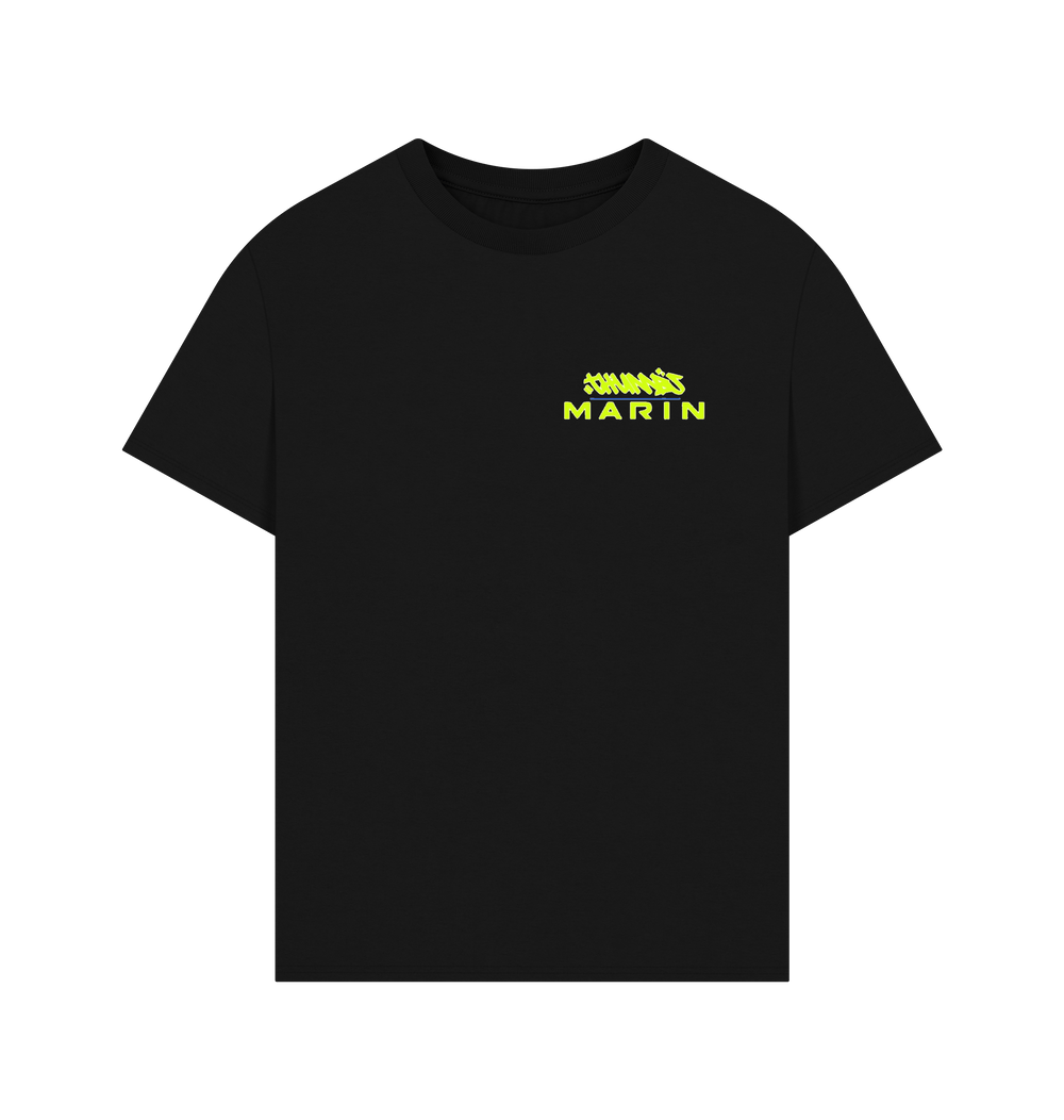Black Printed T-shirt Front